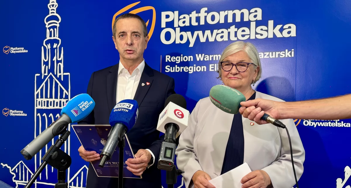 Jerzy Wcisła i Elżbieta Gelert (po prawej) współtworzyli nowy program przeciwpowodziowy dla Żuław. Dokument zakłada 48 inwestycji, ale nie przewiduje zabezpieczenia Elbląga przed cofką z Zalewu Wiślanego (fot. EG)