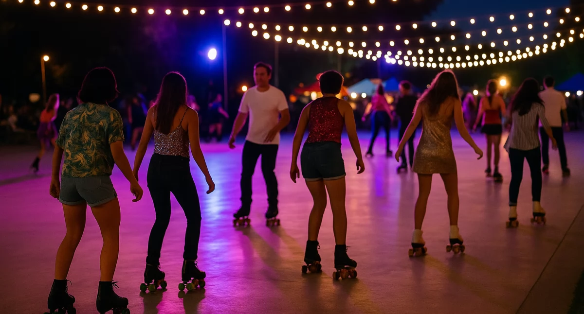 Imprezy, Rolkowisko letnich rytmach disco! - zdjęcie, fotografia