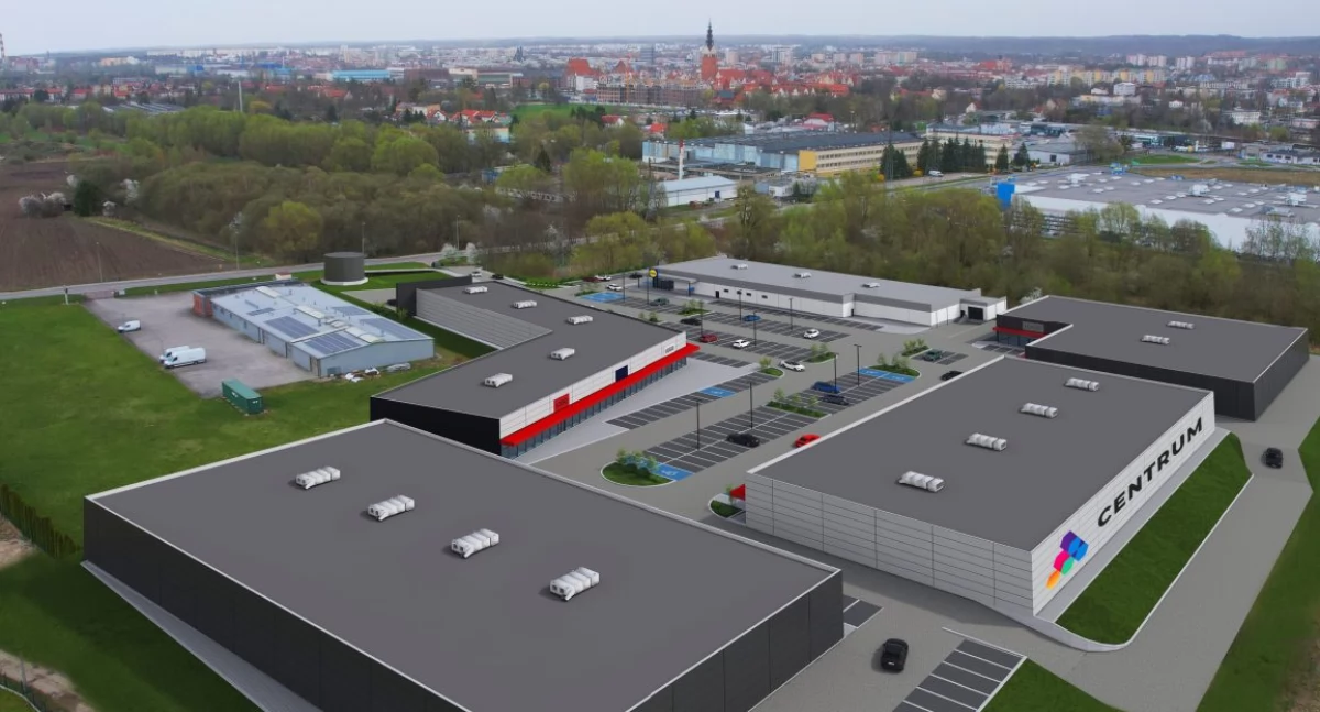Projekt centrum handlowego przy ul. Żuławskiej w Elblągu (fot. Archiplan)