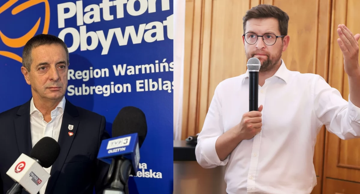 Senator Jerzy Wcisła przekonuje, że rząd PiS przez lata blokował ostatni odcinek inwestycji. Poseł Andrzej Śliwka stanowczo temu zaprzecza i ostro odpowiada, że to kłamstwo i manipulacja (fot. EG/Zbigniew Woźniak)