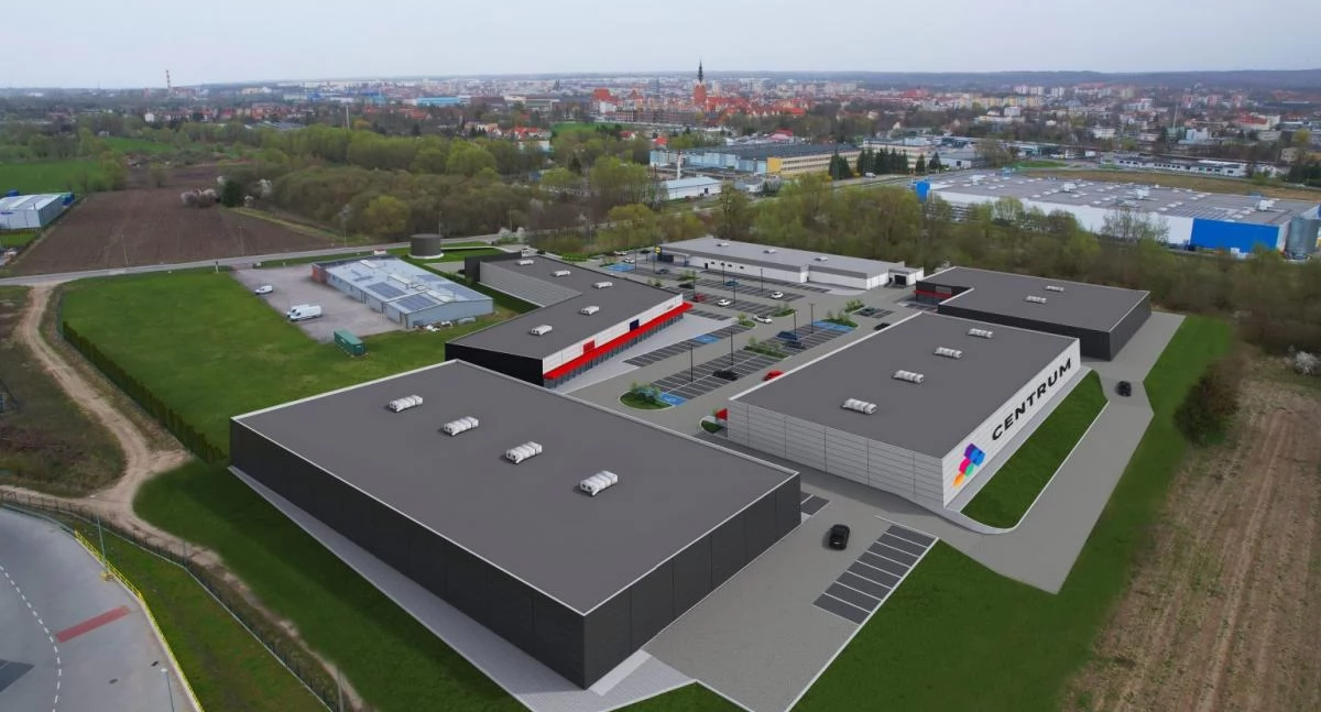 Projekt centrum handlowego przy ul. Żuławskiej w Elblągu (fot. Archiplan)