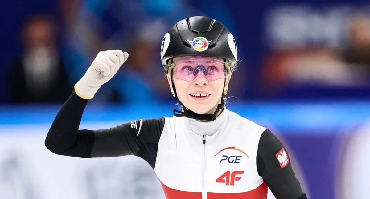 To będzie drugi olimpijski start Kamili Sellier (fot. Polski Związek Łyżwiarstwa Szybkiego)