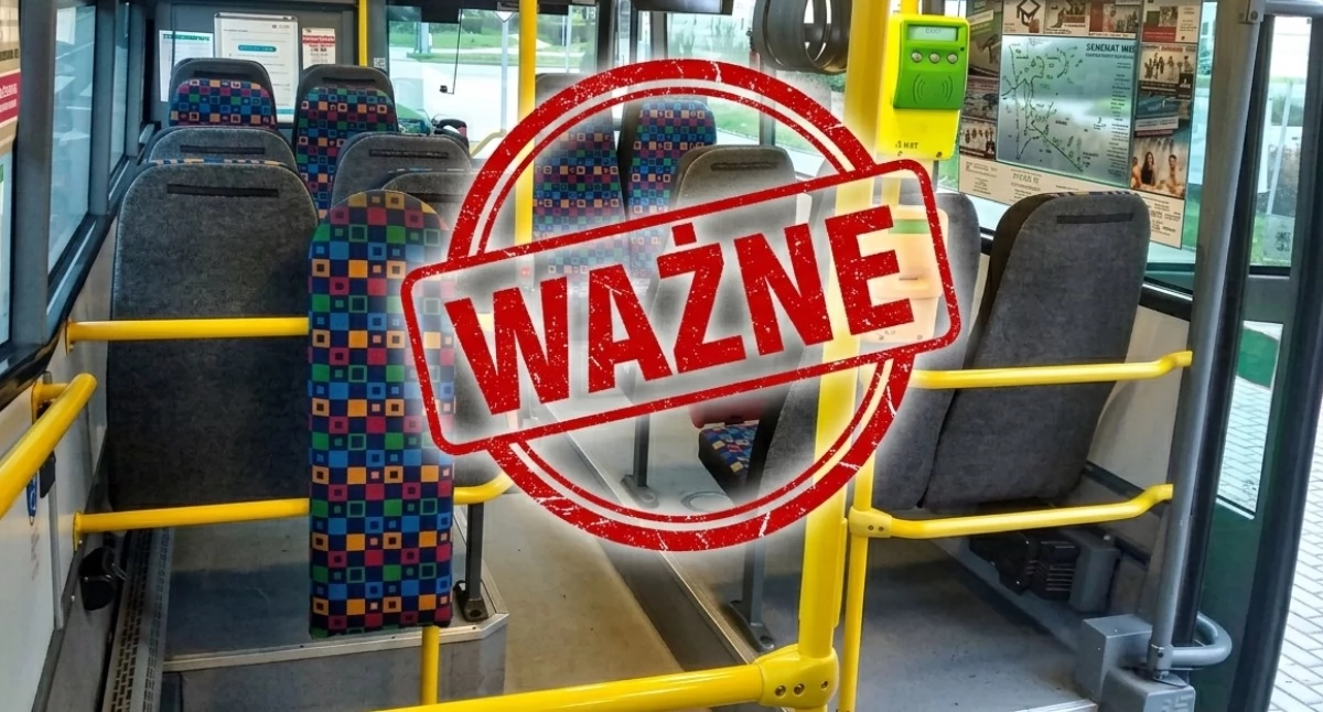 Komunikaty , Ważna informacja pasażerów komunikacji miejskiej Elblągu - zdjęcie, fotografia