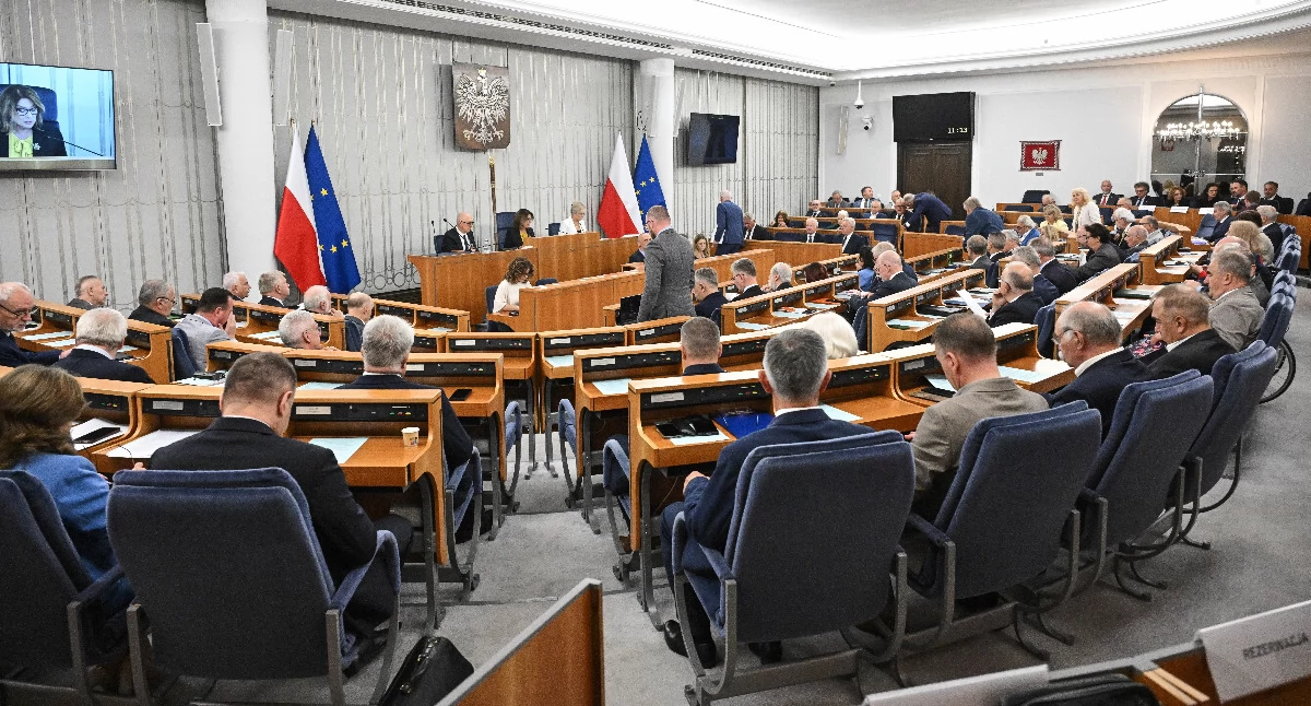 Senat podczas prac nad ustawą o pomorskiej metropolii (fot. PAP)