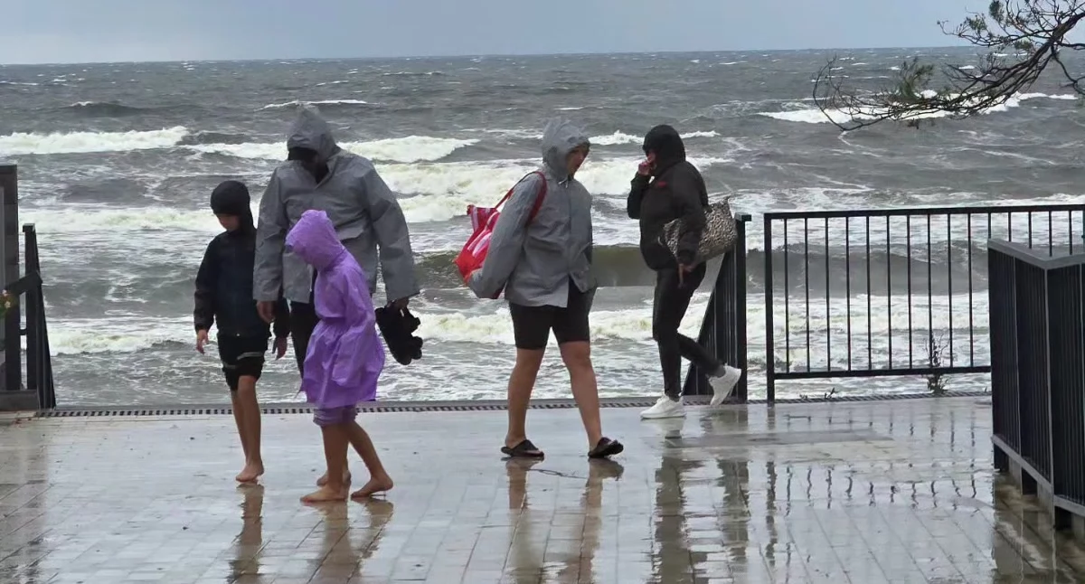 Plaża w Stegnie (fot. Na Mierzeję/fb)