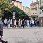Pożar przy ul. Winnej Straż Miejska w Elblągu