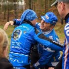 Policjant rowerzysta KMP Elbląg