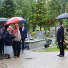 Uroczyste złożenie wieńców i zniczy na grobie gen. bryg. Bolesława...