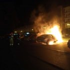 Pożar samochodu przy Bałuckiego mł. kpt. Łukasz Janecki