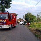 Kolizja audi KMP w Elblągu