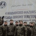 Patenty podoficerskie dla żołnierzy Obrony Terytorialnej fotograf Dowództwa Wojsk...