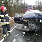 Zderzenie dwóch pojazdów mł. bryg. Ireneusz Ścibiorek – oficer prasowy KP PSP w Braniewie