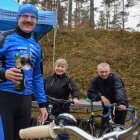 Policjant rowerzysta KMP Elbląg