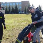 Pokaz sprzętu ratowniczo-gaśniczego dla uczniów z elbląskich szkół Aleksandra Szymańska