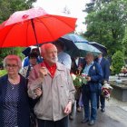 Uroczyste złożenie wieńców i zniczy na grobie gen. bryg. Bolesława...