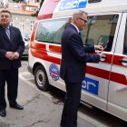 Przekazanie karetki dla szpitala miejskiego od firmy Leier Aleksandra Szymańska