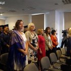 Pierwsze rozdanie dyplomów z tytułem magistra PWSZ w Elblągu Aleksandra Szymańska