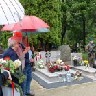 Uroczyste złożenie wieńców i zniczy na grobie gen. bryg. Bolesława...