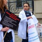 Marsz poparcia dla lekarzy rezydentów Aleksandra Szymańska
