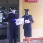 Służba więzienna szyje maseczki ZK Kwidzyn