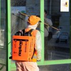 Dezynfekcja przystanków UM Elbląg