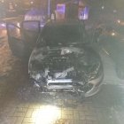 Pożar samochodu przy Bałuckiego mł. kpt. Łukasz Janecki