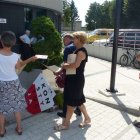 Protest w obronie wolnych sądów Aleksandra Szymańska