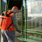 Dezynfekcja przystanków UM Elbląg