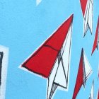 Mural niepodległościowy na ul. Grochowskiej Aleksandra Szymańska