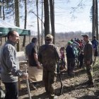 Sadzenie lasu z leśnikami Aleksandra Szymańska