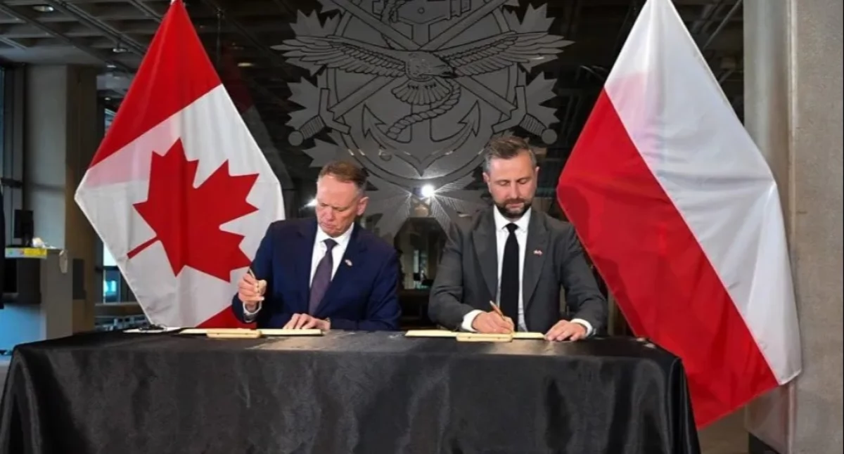 Polska i Kanada zacieśnią współpracę w ramach SAFE. Szefowie MON podpisali list intencyjny