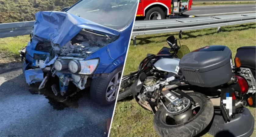 Tragedia na autostradzie A2! Pięć osób rannych, w tym najmłodsi