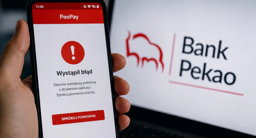 Chaos w Banku Pekao. Użytkownicy masowo zgłaszają problemy z aplikacją