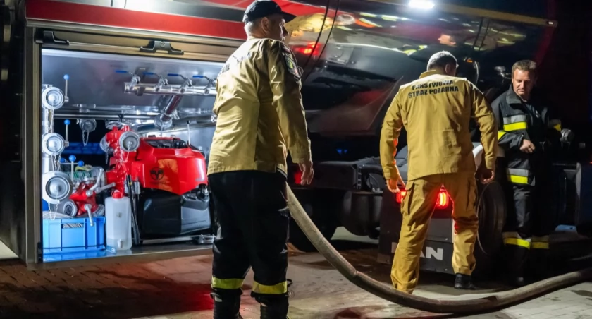 PSP: pożar lasów na Lubelszczyźnie może być gaszony nawet dobę
