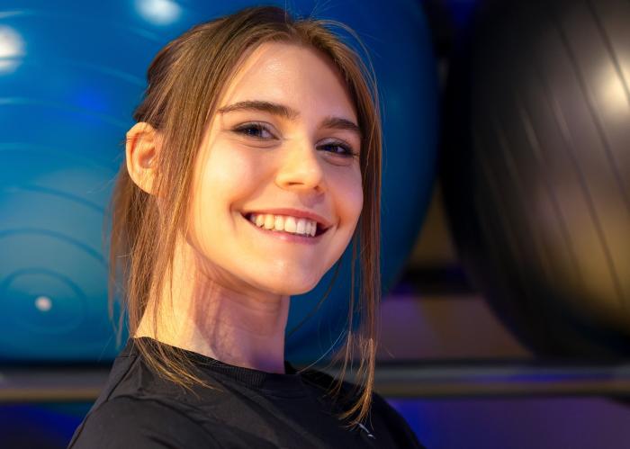 Anna Szewczun instruktorka w pierwszym w Elblągu klubie fitness Zdrofit