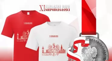 Unikatowa koszulka i medal Biegu Niepodległości