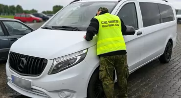 Straż Graniczna odzyskała Mercedesa