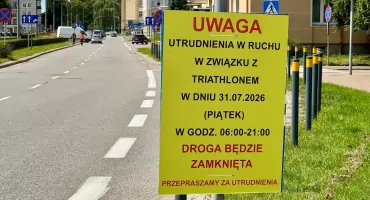 Triathlonowy weekend w Elblągu. Utrudnienia w ruchu